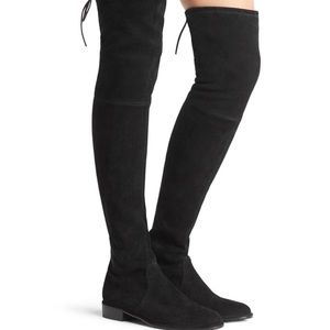 STUART WEITZMAN Lowland over knee suede boots 8